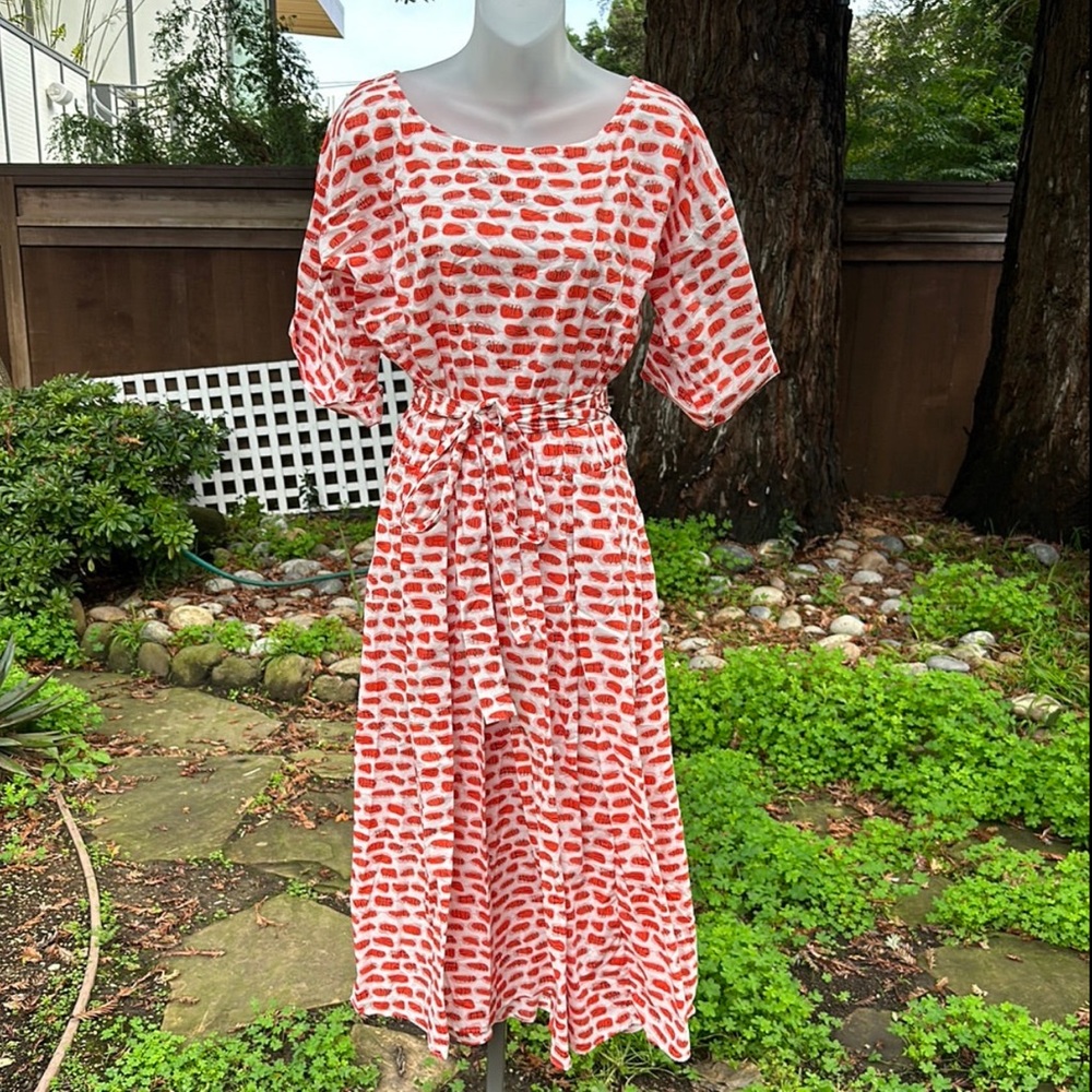 ATTIC AND BARN Trinidad Midi Dress